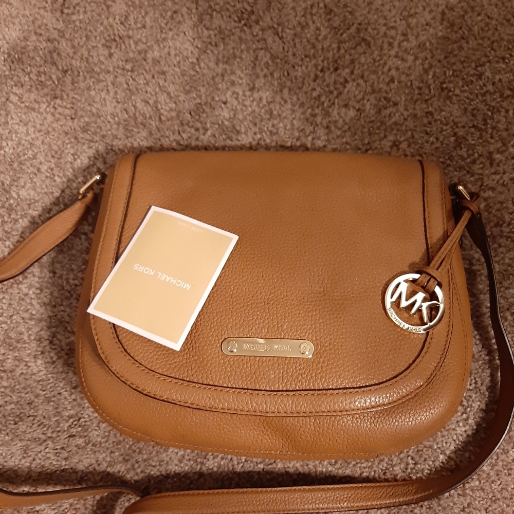 Michael Kors saddle crossbody bag